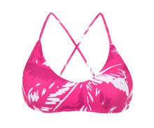 Carregar imagem no visualizador da galeria, Product Front: Rio De Sol Haut Top Pink-Palms Bralette