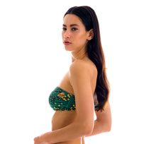 Carregar imagem no visualizador da galeria, Image 08: Rio De Sol Haut Top Roar-Green Bandeau-Reto