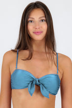Carregar imagem no visualizador da galeria, Gallery: Rio De Sol Haut Top Shimmer-Baltic-Sea Bandeau-Knot