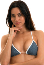 Carregar imagem no visualizador da galeria, Gallery: Rio De Sol Haut Top Tri Micro Poa White