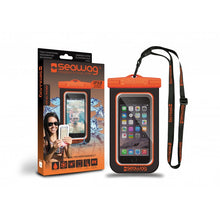Carregar imagem no visualizador da galeria, Image 02: Seawag Sac De Plage Seawag Black & Orange Waterproof Case 5.7