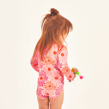Carregar imagem no visualizador da galeria, Model Back: Uv Line Maillot De Bain Bébé Baby Solar Rose Upf50+