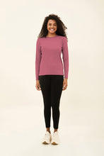 Carregar imagem no visualizador da galeria, Model Front: Uv Line T-Shirt Camiseta Uvpro Br Ml Malva Upf50+