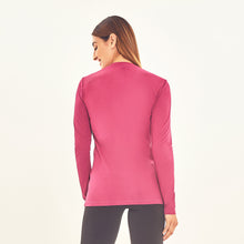 Carregar imagem no visualizador da galeria, Model Back: Uv Line T-Shirt Longsleeve Sport Fit Fuchsia Upf50+