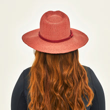 Carregar imagem no visualizador da galeria, Model Back: Uv Line Chapeau Souple/Capeline Saint Germain Ferrugem Upf50+
