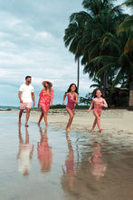 Carregar imagem no visualizador da galeria, Image 06: Uv Line Une Pièce Fille Swimsuit Girl Marcela Fuchsia White Upf50+