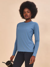 Carregar imagem no visualizador da galeria, Image 02: Uv Line T-Shirt Longsleeve Uvpro Indigo Upf50+
