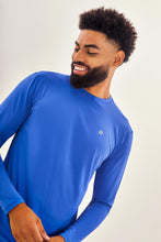 Carregar imagem no visualizador da galeria, Image 04: Uv Line T-Shirt Longsleeve Uvpro Brasil Masc Cobalto Upf50+
