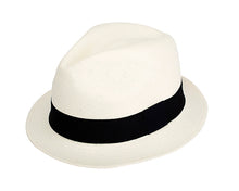 Carregar imagem no visualizador da galeria, Product Front: De Punta En Blanco Chapeau Panama Adrien Blanco

