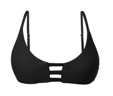 Carregar imagem no visualizador da galeria, Product Front: Rio De Sol Haut Top Bora-Black Bra-Trio
