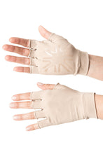 Carregar imagem no visualizador da galeria, Image 02: Uv Line Gants Short Gloves Uni Beige Upf50+
