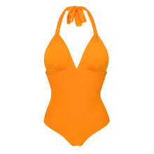 Carregar imagem no visualizador da galeria, Product Front: Rio De Sol Une Pièce Dots-Mango Mel-Op
