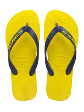 Carregar imagem no visualizador da galeria, Product Front: Havaianas Tongs Brasil Logo Citrus Yellow
