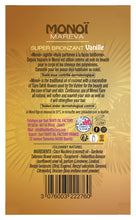 Carregar imagem no visualizador da galeria, Product Back: Tevi Monoi Oils Monoi Superbronzant Vanille 120Ml
