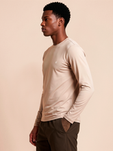Carregar imagem no visualizador da galeria, Image 03: Uv Line T-Shirt Pour Homme Longsleeve New Fit Masc Sand Upf50+
