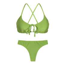 Carregar imagem no visualizador da galeria, Product Front: Rio De Sol Ensemble Set Shimmer-Botanica Tank-Tie Nice-Fio
