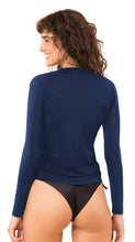 Carregar imagem no visualizador da galeria, Image 06: Rio De Sol Haut Navy Rash-Guard
