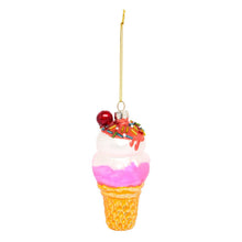 Carregar imagem no visualizador da galeria, Product Front: Sunnylife Fête Festive Ornament Ice Cream
