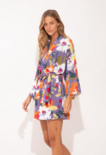 Carregar imagem no visualizador da galeria, Image 09: Rio De Sol Robe De Plage Garden-Flower Kimono
