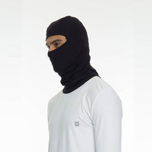 Carregar imagem no visualizador da galeria, Model Front: Uv Line Chapeau Legionnaire Skin Mask Balaclava Uni Black Upf50+
