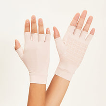 Carregar imagem no visualizador da galeria, Image 02: Uv Line Gants Short Gloves Anti-Aging Uni Nude Upf50+
