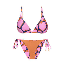Carregar imagem no visualizador da galeria, Product Back: Rio De Sol Ensemble Set Amore-Pink Tri-Fixo Ibiza-Comfy
