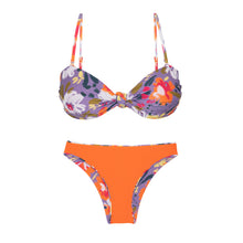 Carregar imagem no visualizador da galeria, Product Back: Rio De Sol Ensemble Set Garden-Flower Bandeau-Joy Essential
