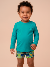 Carregar imagem no visualizador da galeria, Gallery: Uv Line T-Shirt Longsleeve Baby Green Sea Upf50+
