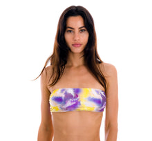 Carregar imagem no visualizador da galeria, Gallery: Rio De Sol Haut Top Tiedye-Purple Bandeau-Reto
