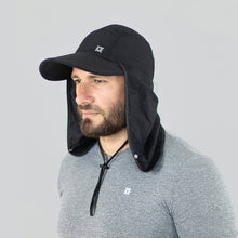 Carregar imagem no visualizador da galeria, Model Front: Uv Line Chapeau Legionnaire Neck Cap Africa 2021 Masc Black Upf50+
