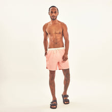 Carregar imagem no visualizador da galeria, Model Front: Uv Line Bermuda / Short Pour Homme Shorts Boxer Rose Upf50+
