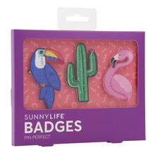 Carregar imagem no visualizador da galeria, Image 06: Sunnylife Games/Activities Badges Tropical

