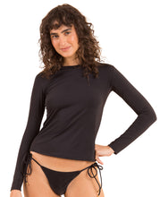 Carregar imagem no visualizador da galeria, Gallery: Rio De Sol Haut Nero Rash-Guard
