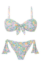 Carregar imagem no visualizador da galeria, Product Front: Rio De Sol Ensemble Set Tiny-Garden Bandeau-Knot Italy
