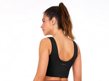 Carregar imagem no visualizador da galeria, Model Back: Alto Giro Fitness Haut Top Bodytex Ii Com Laser Preto
