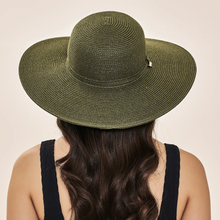 Carregar imagem no visualizador da galeria, Model Back: Uv Line Chapeau Souple/Capeline Hat Jurere Imp Fem Green Militar Upf50+
