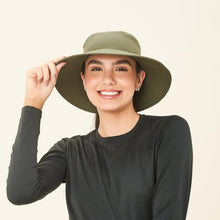 Carregar imagem no visualizador da galeria, Image 04: Uv Line Bob Hat California Nac Fem Green Militar Upf50+

