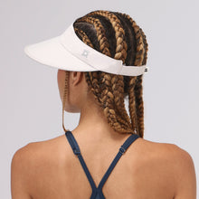 Carregar imagem no visualizador da galeria, Model Back: Uv Line Visière Visor Leblon Areia Upf50+
