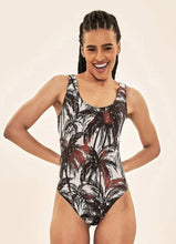 Carregar imagem no visualizador da galeria, Gallery: Uv Line Une Pièce Swimsuit Coqueiros Bege Upf50+
