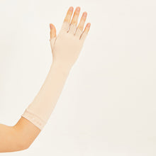 Carregar imagem no visualizador da galeria, Image 02: Uv Line Gants Long Gloves Uni Beige Upf50+
