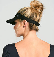 Carregar imagem no visualizador da galeria, Model Back: Uv Line Visière Visor Athletic Dry Fem Black Upf50+
