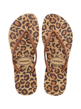 Carregar imagem no visualizador da galeria, Product Front: Havaianas Tongs Slim Animals Beige
