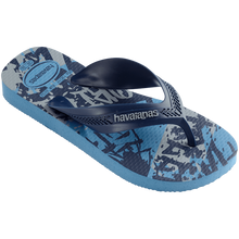 Carregar imagem no visualizador da galeria, Model Back: Havaianas Tongs Havaianas Kids Max Street Azul Aco
