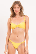 Carregar imagem no visualizador da galeria, Gallery: Rio De Sol Ensemble Set Amarelo Bandeau-Crispy Cheeky-Crispy
