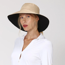 Carregar imagem no visualizador da galeria, Image 02: Uv Line Chapeau Souple/Capeline San Diego Kaki/Preto
