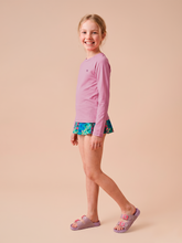 Carregar imagem no visualizador da galeria, Image 03: Uv Line T-Shirt Longsleeve Uvpro Kids Rose Upf50+
