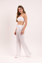 Carregar imagem no visualizador da galeria, Image 02: Rio De Sol Pantalon De Plage Memphis-White Pants Lana
