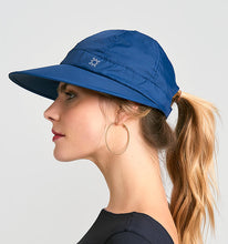 Carregar imagem no visualizador da galeria, Image 02: Uv Line Casquette Visor Nice Fem Navy Blue Upf50+
