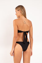Carregar imagem no visualizador da galeria, Model Back: Rio De Sol Bas Bottom Shimmer-Black Leblon
