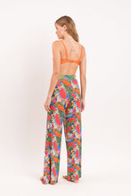 Carregar imagem no visualizador da galeria, Model Back: Rio De Sol Pantalon De Plage Jungle Wide Pants
